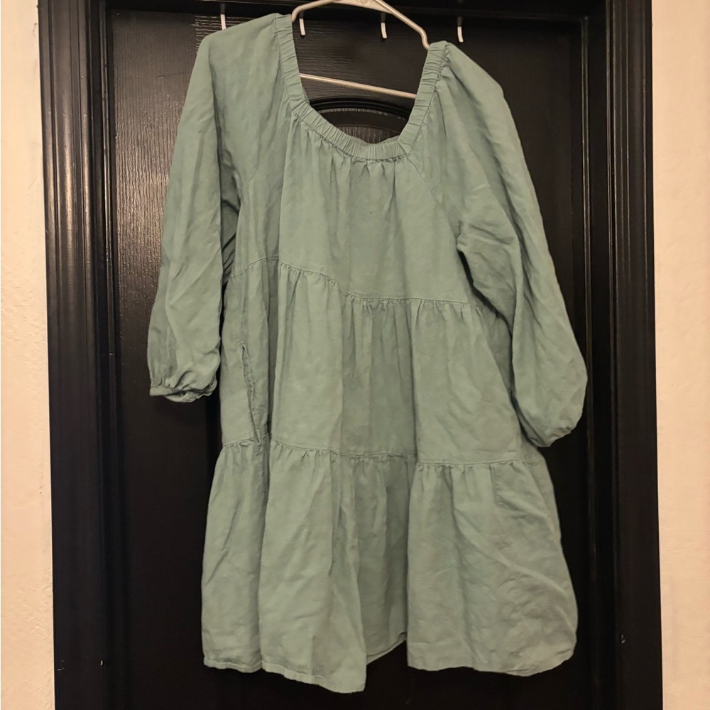 Universal Thread Dress in Soft Teal